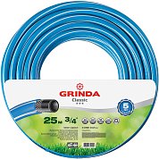 Шланг поливоч GRINDA 20 атм.,армирован., 3-х слойный, 3/4*25м "CLASSIC"